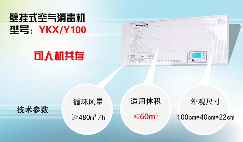 肯格王壁掛式空氣消毒機